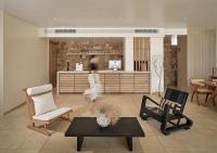 Гостиная зона в 涠洲岛隐拙山与澜海景酒店