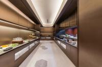 Η κουζίνα ή μικρή κουζίνα στο 上海浦东机场祝桥桔子水晶酒店