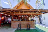 Bygningen som resortet ligger i