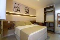 Ένα ή περισσότερα κρεβάτια σε δωμάτιο στο Hotel Elevare Niteroi