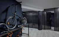 a bike hanging on a wall in a room at Delamar 4*Sup-Adults only (18+) in Lloret de Mar