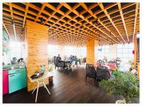 Restaurace v ubytování Sea View Hotel Golden Palace Rivera Puri