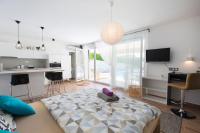 TV a/nebo společenská místnost v ubytování Holiday Home Vuko