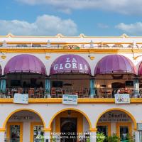 Budova, kde se aparthotel nachází