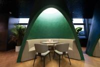 Et opholdsområde på 青岛若七酒店 Luxseven Hotel