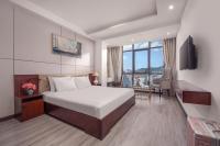 Ένα ή περισσότερα κρεβάτια σε δωμάτιο στο Star Hotel and Spa - Fitness