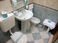 a bathroom with a toilet and a sink at Guesthouse Ca&#39; San Marcuola 1 in Venice