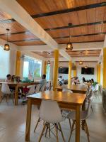 Restoran või mõni muu söögikoht majutusasutuses Casa Mariana Hostel Boutique