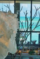 マセイオにあるMaceió - Pajuçara - New Time Apt 518の海が見える窓