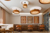 Χώρος καθιστικού στο Beibarys Hotel