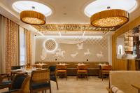 Χώρος καθιστικού στο Beibarys Hotel