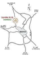 Půdorys ubytování Casa Rural del Sol