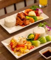 Comida en el hotel o alrededores