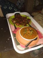 Comida en el hotel o alrededores