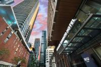 a view of a city with tall buildings at Riu Plaza Toronto in Toronto