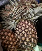a pineapple sitting on top of a table at Verani Beach Lodge in Makangale