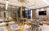 Un restaurante u otro lugar para comer en Jin Yi Chain Hotel Gulou General's Mansion Subway Station Branch