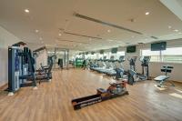 Fitness centrum a/nebo fitness zařízení v ubytování Al Khoory Atrium