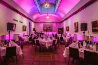 TV a/nebo společenská místnost v ubytování Högberga Gård