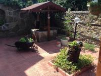 A garden outside Hotel Bilyana