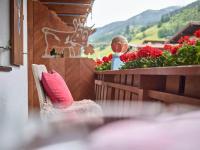 Widok na góry z tego pensjonatu