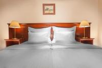 Łóżko lub łóżka w pokoju w obiekcie Hotel Lunik