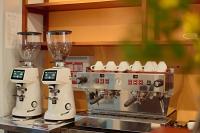 a kitchen with two machines on a counter at Thong Dong Quán Boutique Hotel Hue in Hue
