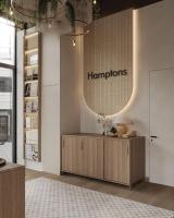 オスナブリュックにあるバーグマン ボーディングハウス オスナブリュックの「ハングロン」と書かれた看板のある店