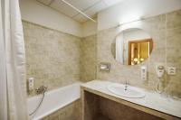Koupelna v ubytování Central Hotel Prague