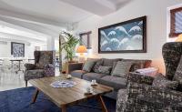 a living room with a couch and a table at Delamar 4*Sup-Adults only (18+) in Lloret de Mar