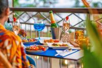 Jídlo v prázdninového areálu nebo okolí