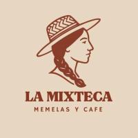 een logo voor een Mexicaans restaurant met een vrouw in een hoed bij Casa Palma in La Paz