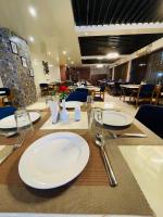 Χώρος καθιστικού στο Hotel Tania Searock