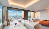 a hotel room with a view of the city at The Prince Gallery Tokyo Kioicho, a Luxury Collection Hotel in Tokyo