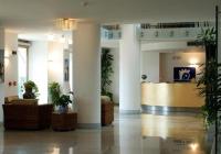 El vestíbulo o zona de recepción de Hotel Villa Carolina