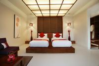 Theanna Villa and Spa Cangguにあるベッド