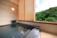 旅館から撮影された、または一般的な山の景色