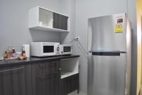 Kuchyň nebo kuchyňský kout v ubytování Hide Bangkok Hostel