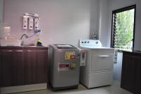 Kuchyň nebo kuchyňský kout v ubytování Hide Bangkok Hostel