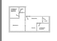 Plán poschodí v ubytovaní Family-Appartements