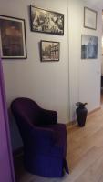 A seating area at Hostal San Martin