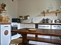 Una cocina o kitchenette en Le Village des Templiers