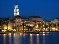 Nespecifikovaný výhled na destinaci Split nebo výhled na město při pohledu z apartmánu