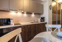 Kuchyňa alebo kuchynka v ubytovaní Apartamenty na Wyspie - Aquamarina - Budynek A - B - C