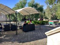 A garden outside Tenuta Montincello