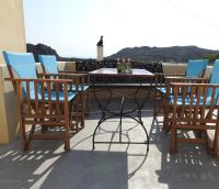En terrasse eller udend&oslash;rsomr&aring;de p&aring; Chora View