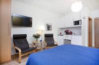 Kuchyň nebo kuchyňský kout v ubytování Northern Comfort Apartments