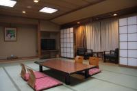 Et opholdsområde på Kawaguchiko Hotel