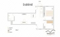 Plán poschodí v ubytovaní Haus Alpenblick Lofer