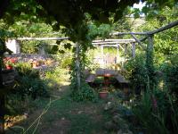 A garden outside House Rodia